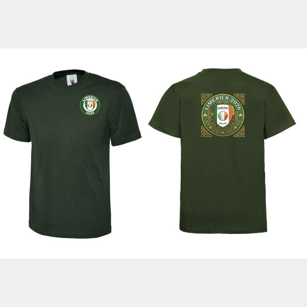 ROIWFA Limerick 2026 T-Shirt Bottle Green Thumbnail